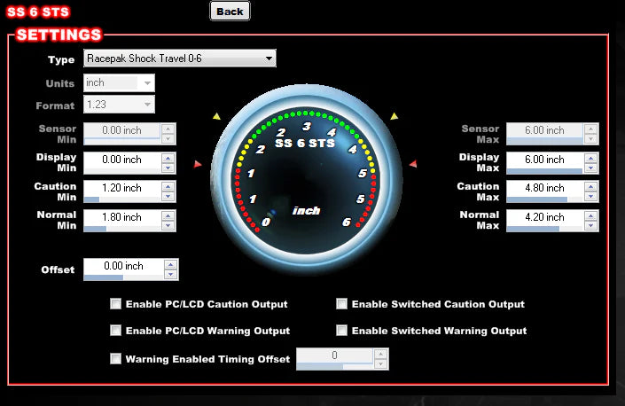 6 Inch Travel Sensor